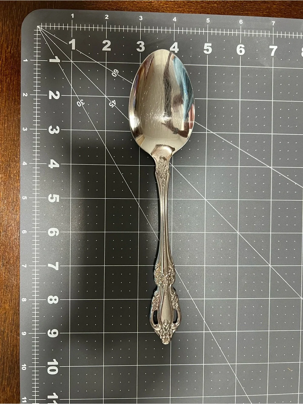 Vintage Oneida Brahms Deluxe Stainless Table Serving Spoon